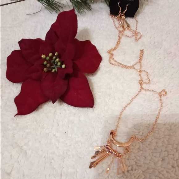 🆕 Trendsetting Trinket Necklace & earrings - Picture 1 of 3